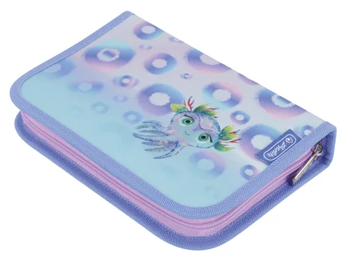 Herlitz Schulthek Loop Plus Mystic Mermaid 4-teiliges Set - Altersempfehlung ab: 6 Jahren - Wasserabweisend: Ja - Detailfarbe: Himmelblau - Hellrosa - Hellviolett - Gewicht: 1000 g - Volumen: 16 l - Motiv: Meerjungfrau