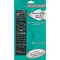 BRAVO Ersatz-Fernbedienung Bravo ORIGINAL 3 Sony - Typ: Gerätespezifisch - Anzahl steuerbare Geräte: 1 × - Übertragungsart: Infrarot - Kompatible Hersteller Multimedia: Sony - Einrichtung: Selbsteinrichtend - Eigenschaften: Keine weiteren Eigenschaften