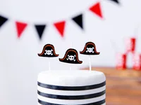 PartyDeco SCS-3 cake candle/sparkler Black, Red, White 5 pc(s)