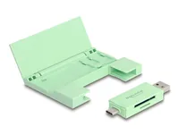 DELOCK Card Reader USB 5Gbps USB Typ-CTyp-A SD und Micro SD