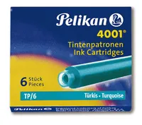 PELIKAN Tinte 4001 TP/6 301705 türkis 6 Stück