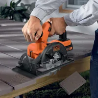 Black & Decker BDCCS18N-XJ portable circular saw 14 cm Black, Red 3700 RPM