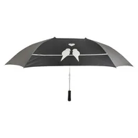 Esschert Design TP155 umbrella Black Aluminium, Fiberglass Full-sized Rain umbrella