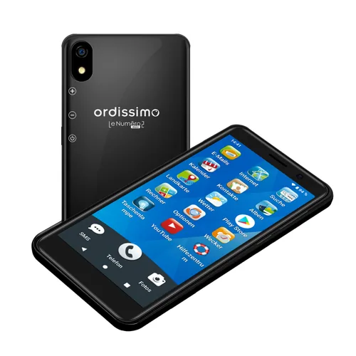 ORDISSIMO LeNumero2 Mini 13.8 cm (5.45") Single SIM Android 13 4G USB Type-C 3 GB 32 GB 2500 mAh Black
