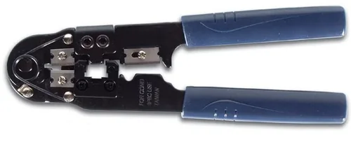 Velleman Crimpzange RJ45 - Montageart: Crimpzange RJ45 (Litze) - Für Stecker: RJ45 (8 Pol) 8P2C - 8P4C - 8P6C - 8P8C