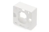 Digitus Surface Mountbox 80x80 mm for Keystone Walloutlet, German Type