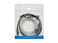 Lanberg CA-C5CA-11CC-0018-BK power cable Black 1.8 m CEE7/7 C5 coupler