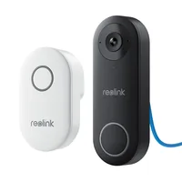 Reolink IP Türstation D340P 2K+ - App kompatibel: Ja - Schutzart: IP65 - Detailfarbe: Weiss - Schwarz - Vandalenschutz: Nein - Anzahl Ruftasten: 1 - Integrierte Kamera: Ja