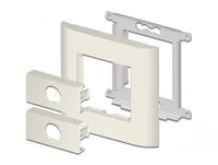 DeLOCK 81314 mounting kit White Plastic