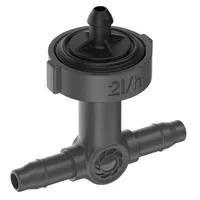 GARDENA Reihentropfer Micro-Drip-System druckregulierend 2 l/h - Bewässerungsart: Reihentropfer - System Teil: Micro-Drip-System - Detailfarbe: Grau