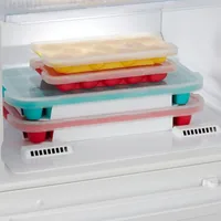 Lékué Eiswürfelform Türkis - Produkttyp: Eiswürfelbox - Eiswürfelform - Eiswürfelform: Eckig - Materialtyp: Kunststoff - Material: Kunststoff - Detailfarbe: Türkis - Anzahl Eiswürfel: 14