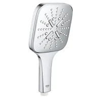 GROHE Handbrause Smartactive 130 Cube - Art: Handbrause - Anschluss: 1/2 - Farbe Siebplatte: Grau - Farbe: Chrom - Material: Edelstahl - Wassersparend: Ja