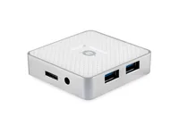 CONCEPTRONIC 4-Port Hub USB Micro-B->4xA3.0 m.Netz. ws