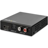 StarTech.com 4K HDMI Audio Extractor - 4K 60Hz - HDMI Audio Sound Splitter - HDR - SPDIF Toslink Optisches Audio (HD202A)