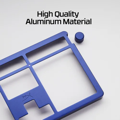 HyperX Alloy Rise Top Plate marineblau - Farbe: Blau - Kompatible Hersteller: HP - Zubehörtyp: Tastatur-Deckplatte