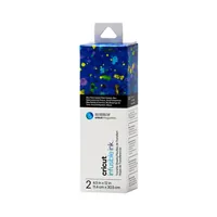 Cricut Aufbügelfolie Joy Infusible Ink 2 Stück, - Geeignet für Drucker: Thermosublimation - Detailfarbe: Mehrfarbig - Aussenanwendung: Nein - Selbstklebend: Nein - Aufbügelbar: Ja - Folientyp: Sublimationsfolie
