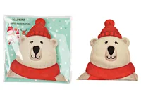 G. Wurm Papierservietten 12-er Pack, Eisbär - Material: Papier - Grösse: 33 cm x 33 cm - Eigenschaften: Keine Eigenschaft - Anzahl Lagen: 3 - Motiv: Eisbär - Produkttyp: Papierservietten