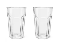 1x2 Leopold Vienna Glas Latte Macchiato doppelwandig   LV01516