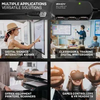 LINDY USB 2.0 Aktiv-Verlängerungs-Hub Pro 4 Port 8m