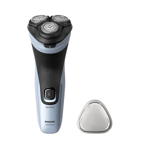 Philips X3003/00 rasoio elettrico Rotazione Trimmer Blu