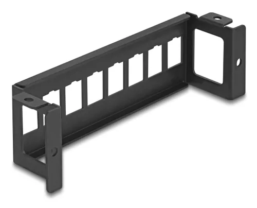 DELOCK Keystone Halterung 8 Port Panel Aufbau horizontal