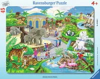 Ravensburger Puzzle Besuch im Zoo - Motiv: Tiere - Altersempfehlung ab: 4 Jahren - Tiefe: 32.5 cm - Eigenschaften: Keine Eigenschaft - Zertifikate: Keine Zertifizierung - Breite: 24.5 cm
