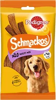 Pedigree Kaustange Schmackos Multi Mix 144 g - Tierbedürfnis: Knochen & Knorpel - Geschmacksrichtung: Fleischerzeugnis - Fleischsorte: Fleischerzeugnis - Produkttyp: Ergänzungsfutter - Packungsgrösse: 144 g - Tierart: Hund