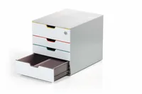 DURABLE Schubladenbox VARICOLOR Mix 4 Fächer SAFE abschlb me