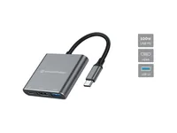CONCEPTRONIC 3-1 Dock USB-C->HDMIUSB-A100WPD 25cm gr
