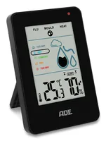 ADE WS2310-2 hygrometer/psychrometer Indoor Electronic hygrometer Black