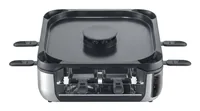 Severin Racletteofen RG 2379 Smokeless 8 Personen - Anzahl Personen: 8 - Funktionen: Display - Grill - Rutschfeste Füsse - Temperaturstufen einstellbar - Connect-System: Keine Angaben - Grillplatte: Keramikbeschichtet - Pfännchenablage: Ja