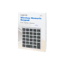 Logilink Wireless 28-Tasten-Keypad BT 5.0, space-grau