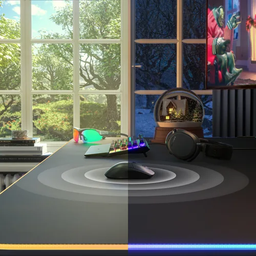 Steel Series Gaming-Maus Rival 3 Wireless - Maus Features: Umschaltbare DPI-Auflösung - RGB-Beleuchtung - Daumentaste - Beleuchtung - Scrollrad - Bedienungsseite: Rechtshänder - Detailfarbe: Schwarz - Gewicht: 106 g - Verbindungsart: Kabellos - Schnittste