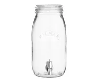 Kilner Getränkespender rund 3 Liter - Anwendungszweck: Getränk - Materialtyp: Glas - Material: Glas - Detailfarbe: Transparent - Set: Nein