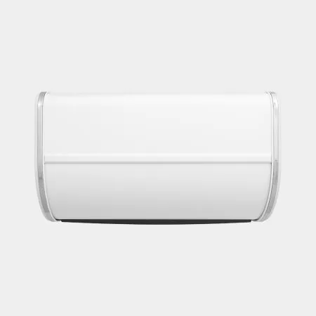 Brabantia Klappbrotkasten Front rund, weiss, medium