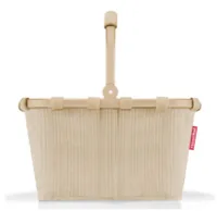 Reisenthel Einkaufskorb Carrybag XS Cord Sand - Breite: 33.5 cm - Detailfarbe: Beige - Material: Aluminium - Polyester - Höhe: 21 cm - Länge: 19.5 cm