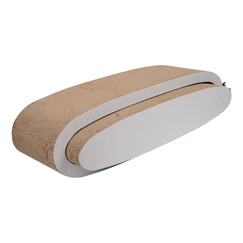 District 70 Kratzmöbel Oval Office - Höhe: 24 cm - Anzahl Liegeplätze: 1 × - Detailfarbe: Hellbraun - Tierart: Katze - Produkttyp: Katzenmöbel