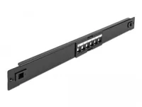 DELOCK 19"" Keystone Patchpanel 6 Port werkzeugfrei