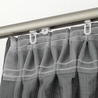 Gardinia Zwischenfeststeller Silber / Weiss, 2 Stück - Detailfarbe: Silber - Weiss - Zubehörtyp: Zwischenfeststeller