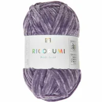 Rico Design Wolle Ricorumi Nilli Nilli Lila - Packungsgrösse: 1 Stück - Waschbar bei: 30 °C - Länge: 65 m - Detailfarbe: Lila - Material: Polyester - Nadelstärke: 3 mm