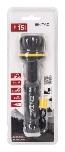 Entac Taschenlampe 2AA Kunststoff