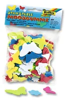 Folia Moosgummi-Stanzteile Blumen & Schmetterlinge, 200 Stück - Selbstklebend: Nein - Verpackungseinheit: 200 Stück - Detailfarbe: Mehrfarbig - Grösse: Diverse Grössen