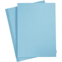 Creativ Company Fotokarton A4, 10 Blatt, Hellblau - Papierformat: A4 - Selbstklebend: Nein - Papierfarbe: Hellblau - Papiertyp: Fotokarton - Mediengewicht: 220 g/m² - Verpackungseinheit: 10 Stück