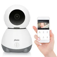 Alecto WLAN-Babyphone mit Kamera weiß/grau