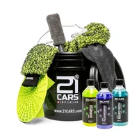 21CARS Autowaschset Black Edition - Reinigertyp: Service-Kit - Set: Ja