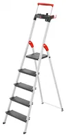 Hailo Bockleiter L100 TopLine 5 Stufen - Höhe: 187 cm - Belastbarkeit: 150 kg - Produkttyp: Bockleiter - Anzahl Stufen: 5 ×