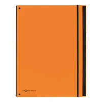 Pagna Ordnungsmappe A4 Trend Orange, 7 Fächer - Typ: Ordnungsmappe - Ausstattung: Schaulöcher - Taben - Gummiband - Detailfarbe: Orange - Material: Karton