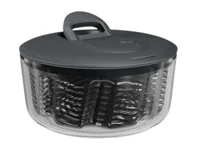 Zyliss Salatschleuder Easy Spin S Grau - Material: Polypropylen (PP) - Detailfarbe: Grau - Spülmaschinenfest: Nein - Durchmesser: 23 cm - Systemart: Drehsystem