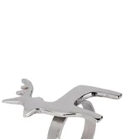 EGLO Serviettenring Rentier Silber - Materialtyp: Metall - Material: Aluminium - Verpackungseinheit: 1 Stück - Detailfarbe: Silber - Produkttyp: Servietten