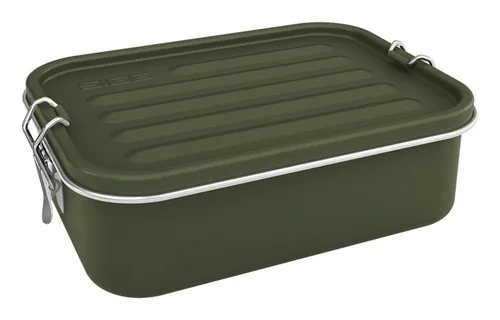 Sigg Lunchbox Gemstone 1.1 l Edelstahl, Roasted Grenn - Materialtyp: Metall - Unterteilungsmöglichkeit: Ja - Material: Edelstahl - Set: Nein - Motiv: Kein - Anwender: Erwachsene - Kinder